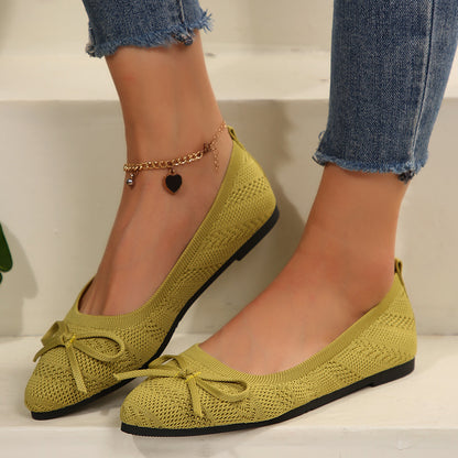 Ballerines Pointues Tricot