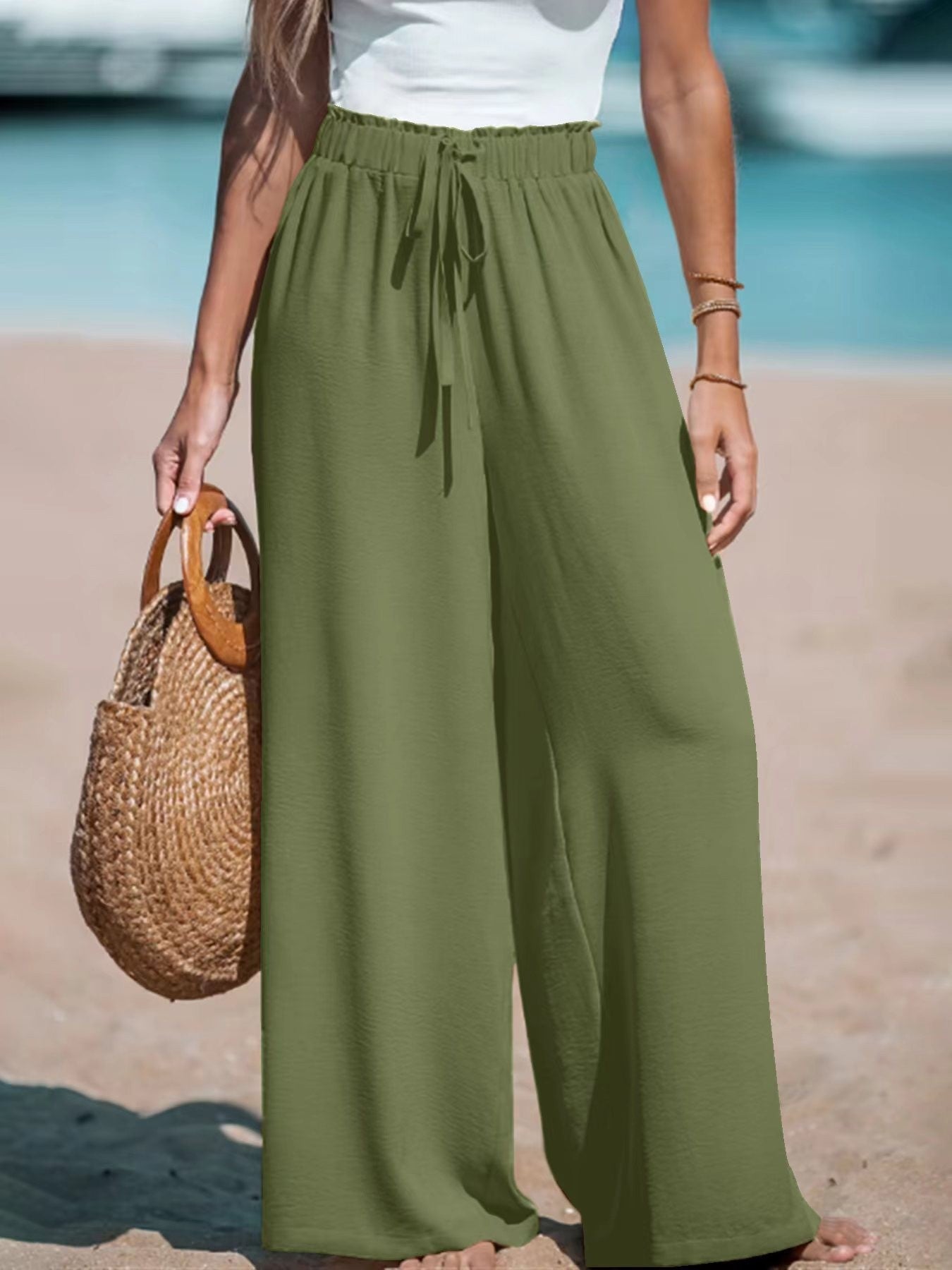 Pantalon Large Casual