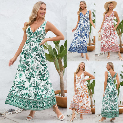 Robe Longue Fleurie