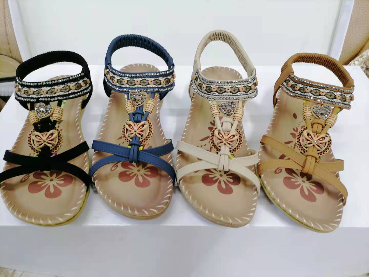 Sandales Strass Élégantes