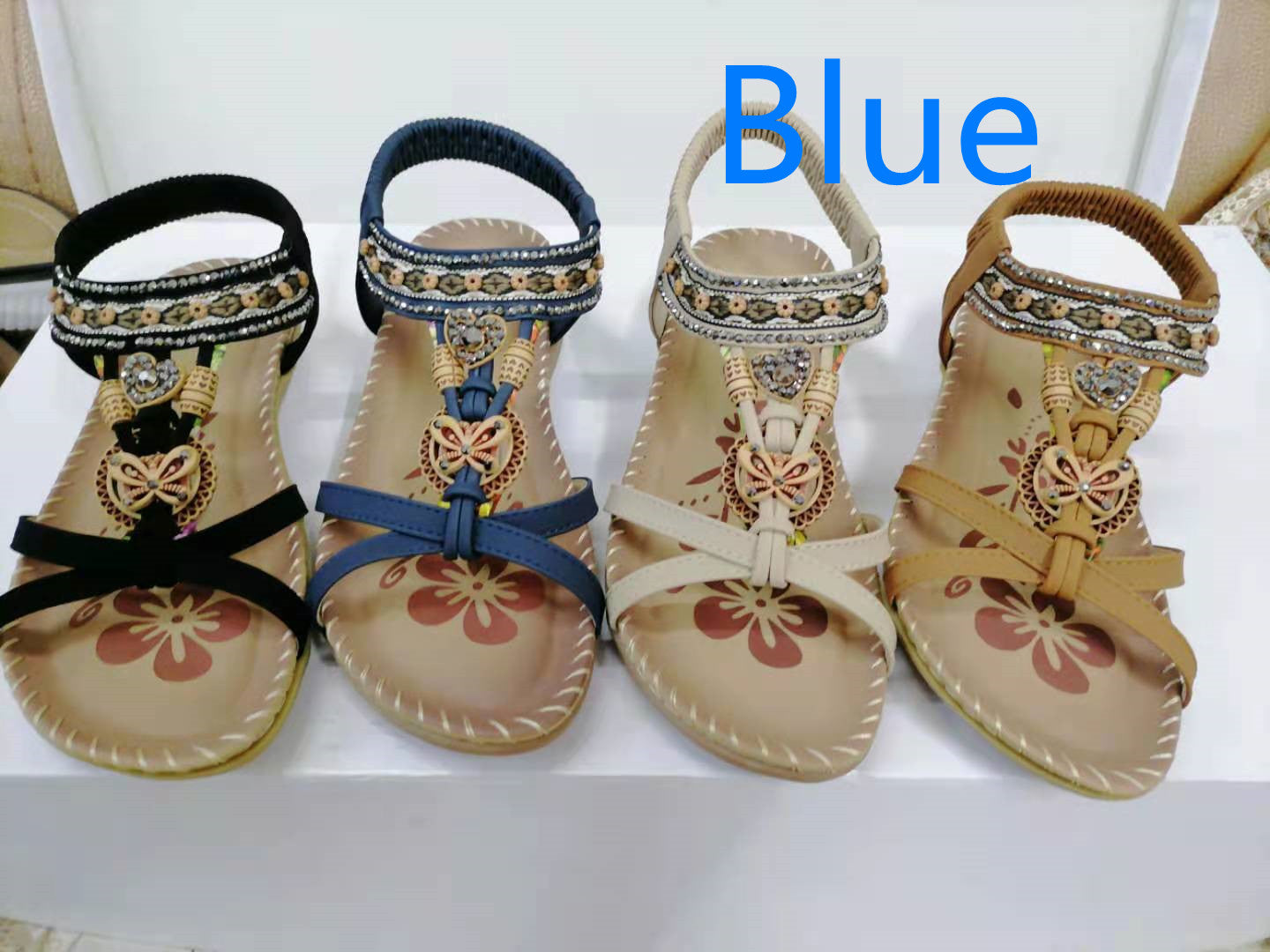 Sandales Strass Élégantes