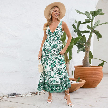 Robe Longue Fleurie