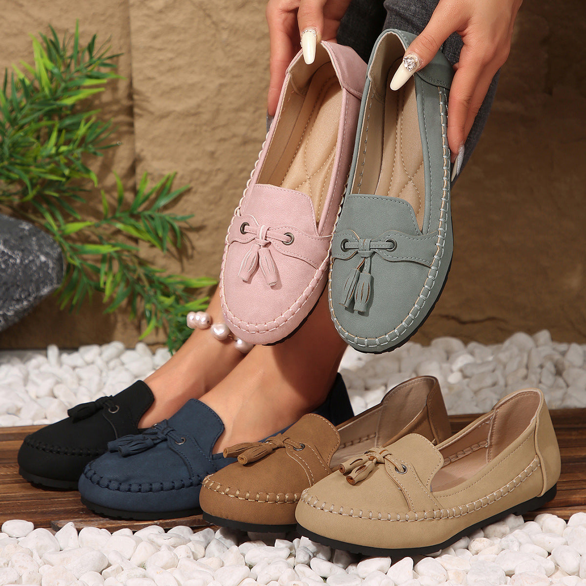 Mocassins Cuir Souple
