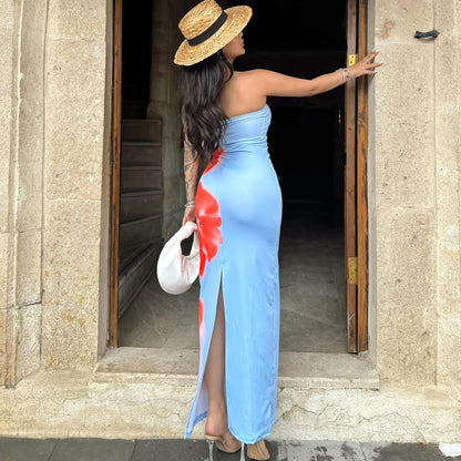 Robe Fourreau Fendue