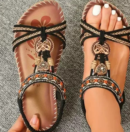 Sandales Strass Élégantes