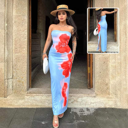 Robe Fourreau Fendue