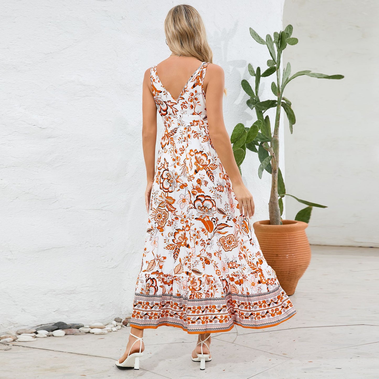 Robe Longue Fleurie