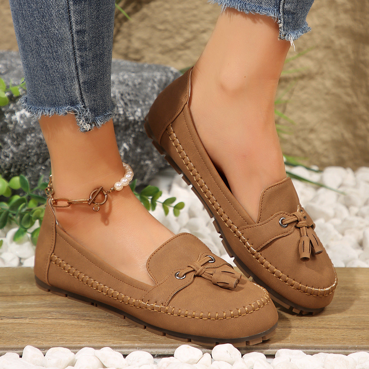 Mocassins Cuir Souple
