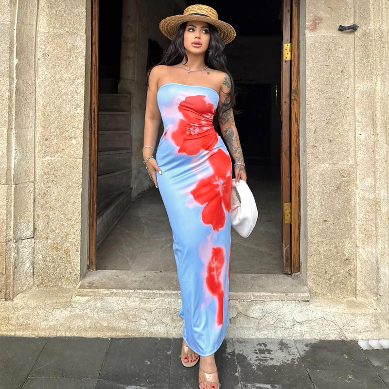 Robe Fourreau Fendue