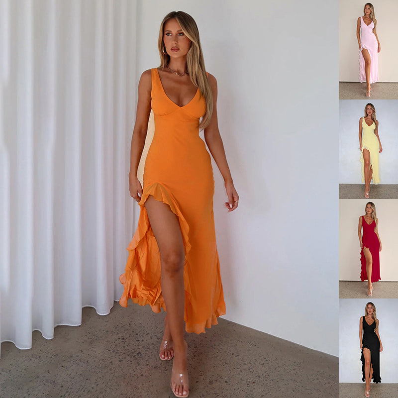 Robe Fendue Chic