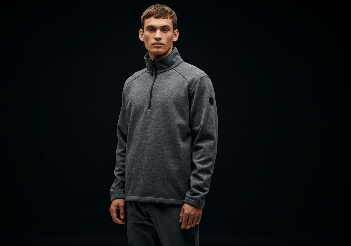 Velmurax Elements Quarter Zip, studio view 1 of 5