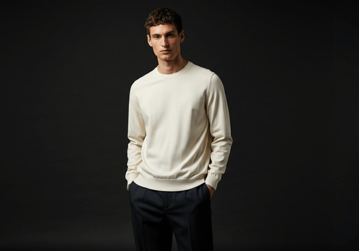 Velmurax Essential Crewneck, studio view 1 of 3