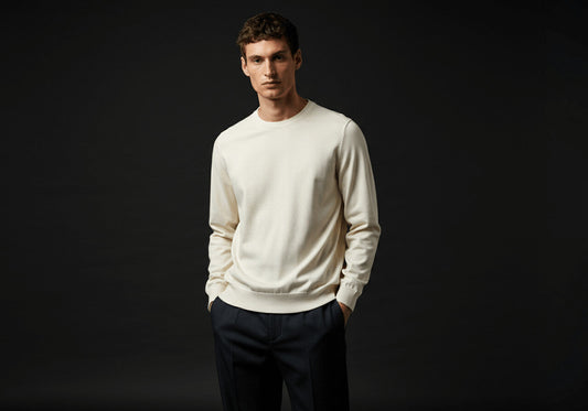 Velmurax Essential Crewneck, studio view 1 of 3
