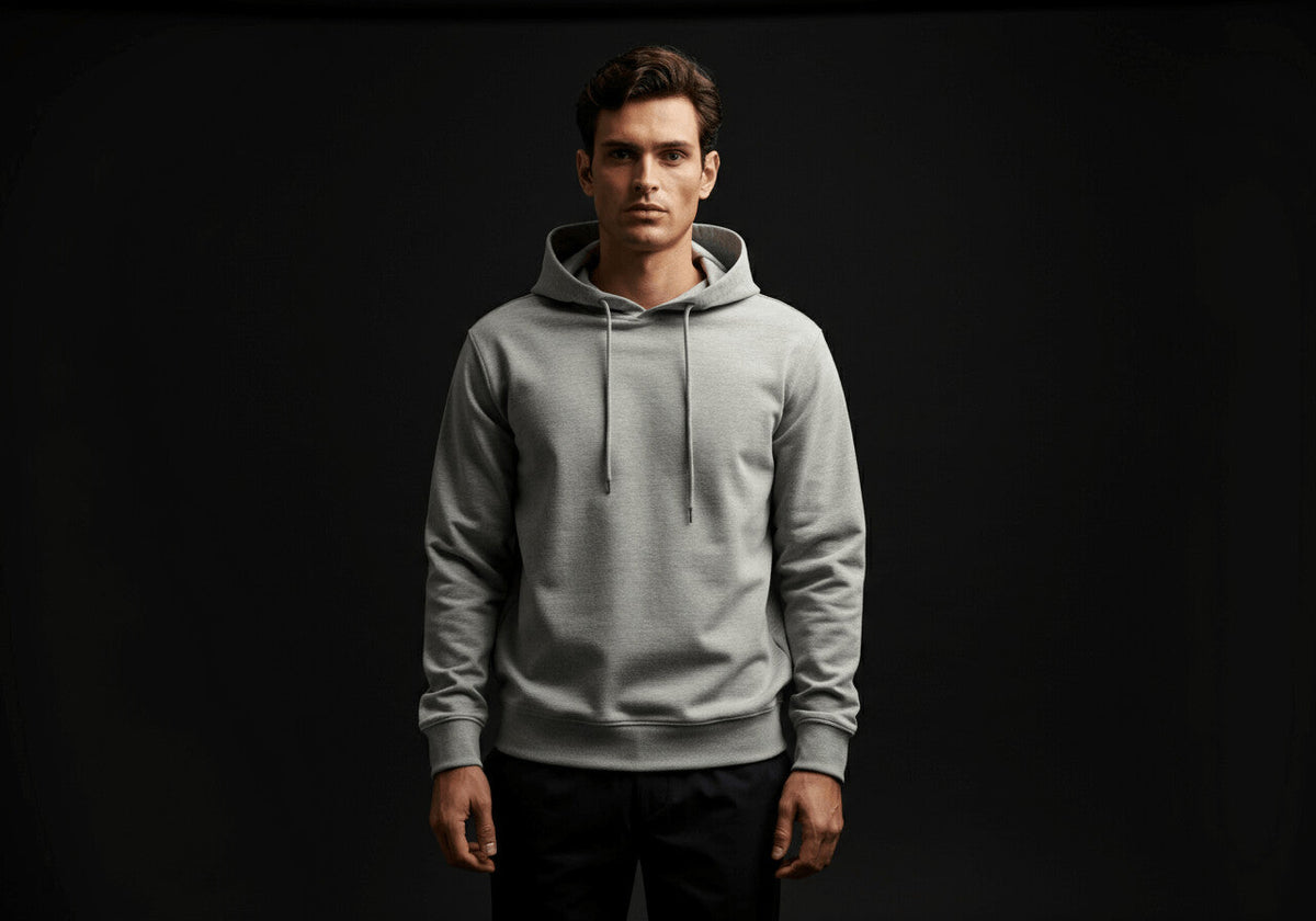 Velmurax Essential Hoodie, studio view 1 of 4