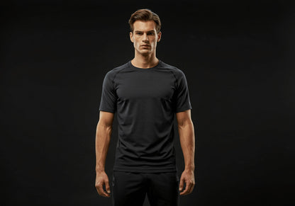 Velmurax Motion Performance Tee, studio view 1 of 3